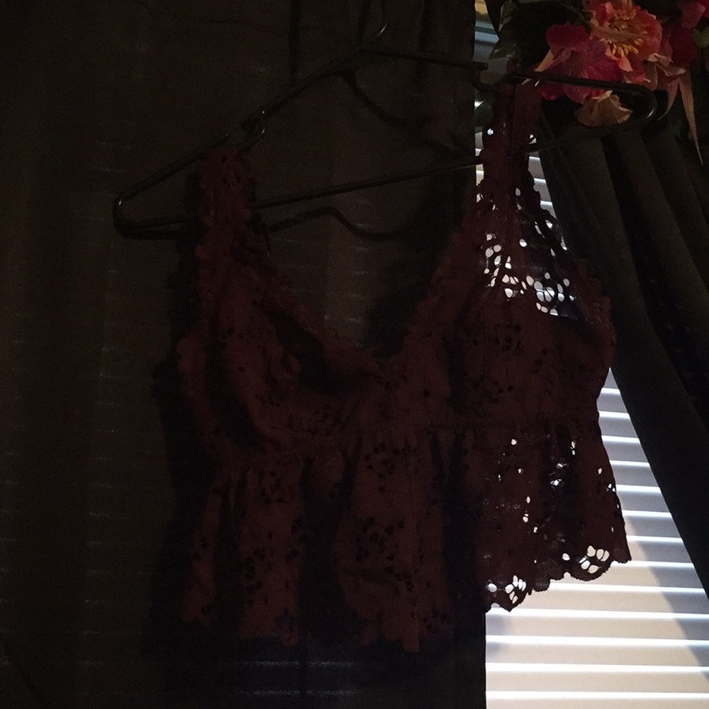 Purple bra letter